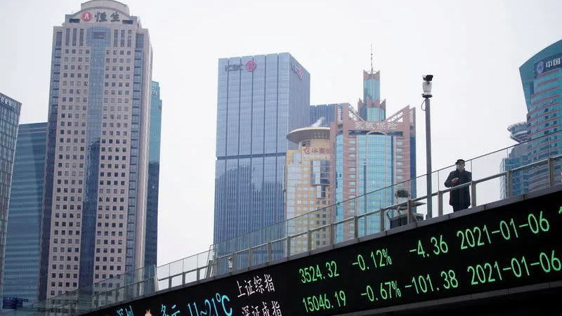由于外资加速离场，MSCI中国指数的修正进一步加深