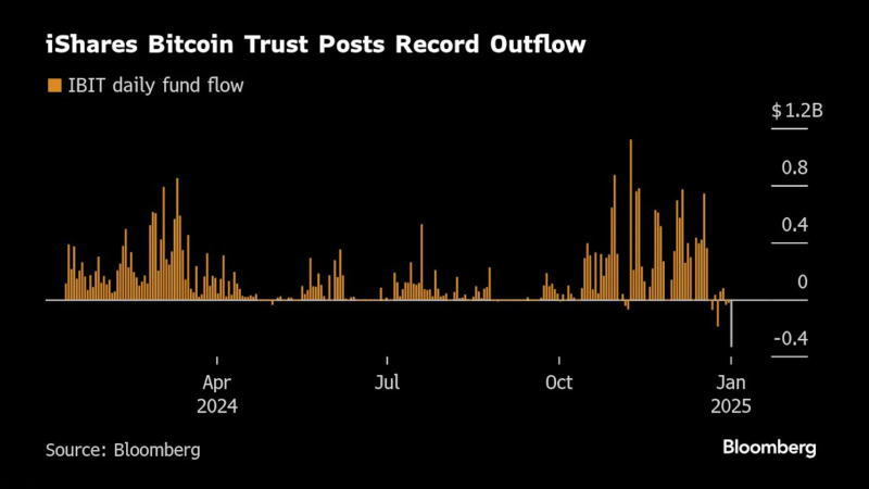 全球最大比特币ETF录得创纪录资金流出
